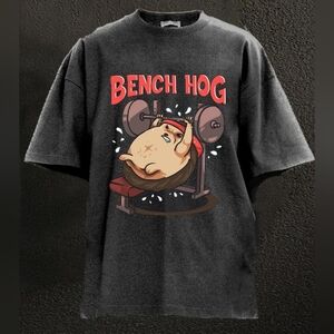 Hedgehog workout shirt (bench hog)